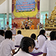 รร.เทศบาล 1 (ซอย 6) ร่วมกิจกรรมนั่งสมาธิ โครงการสมาธิเพื่อสันติภาพโลก