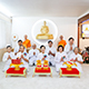 วัดภาวนาซานดิเอโก จัดพิธีถวายกองบุญปัญญาบารมี