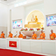 วัดพระธรรมกายฟลอริดา จัดพิธีถวายกองบุญคิลานเภสัช