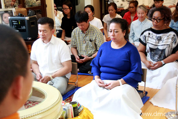 วัดพระธรรมกายบอสตัน จัดปฏิบัติธรรมบ้านกัลยาณมิตร