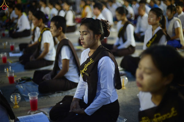 ชุมชนหมู่บ้านทัศนีย์นิเวศน์ 2 จัดสวดธัมมจักกัปปวัตตนสูตร